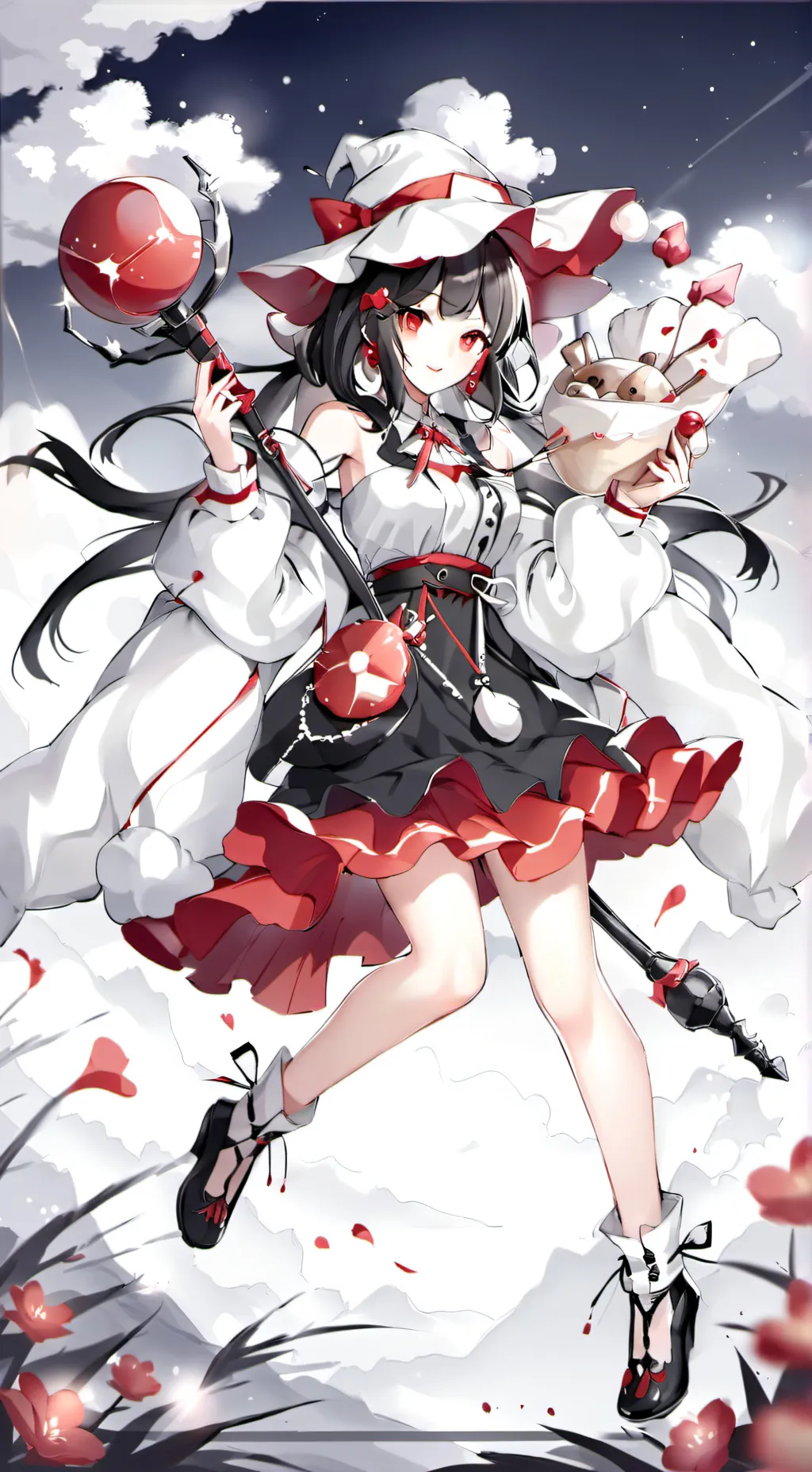 ai character: Winter background