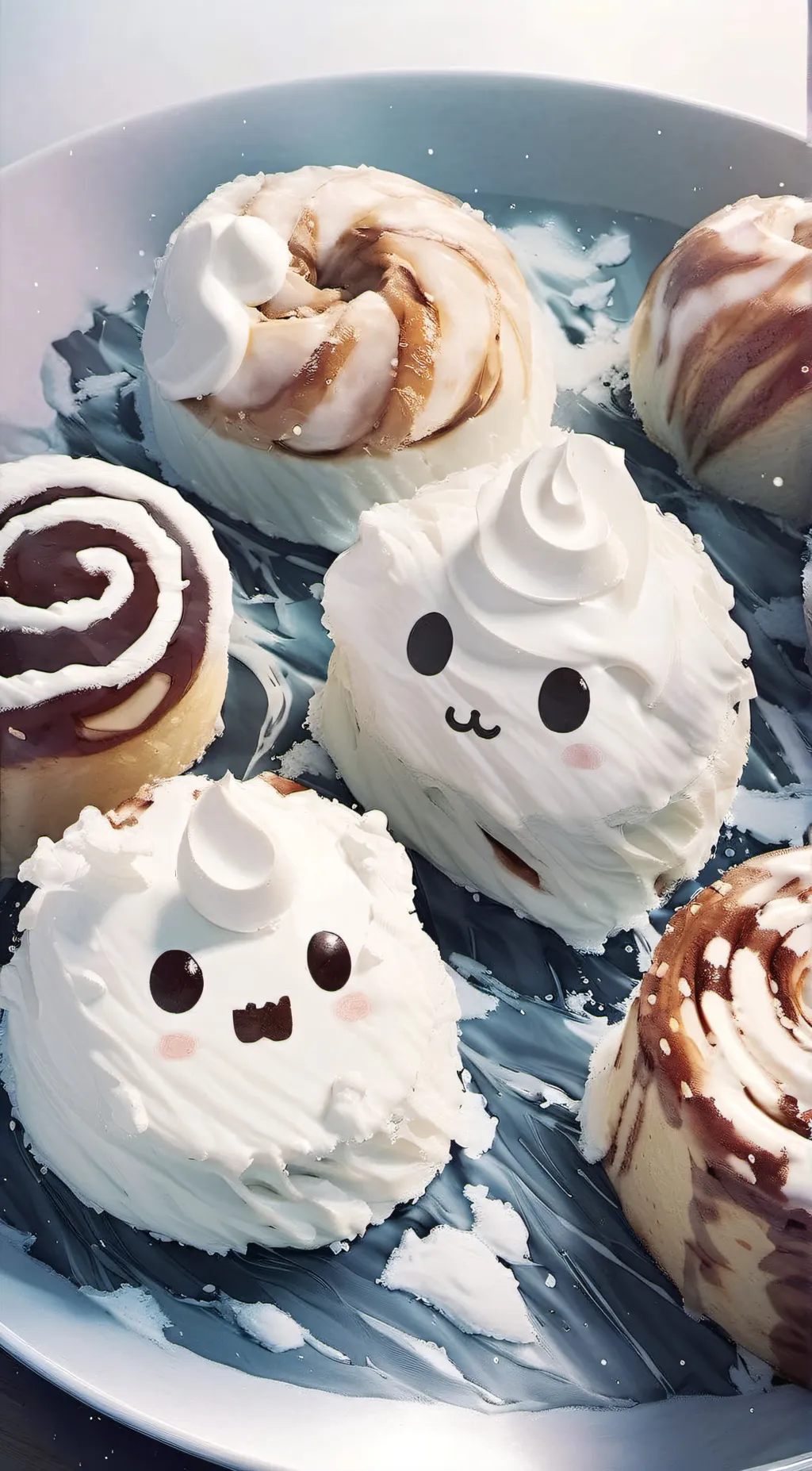 ai character: Cinnamoroll  background