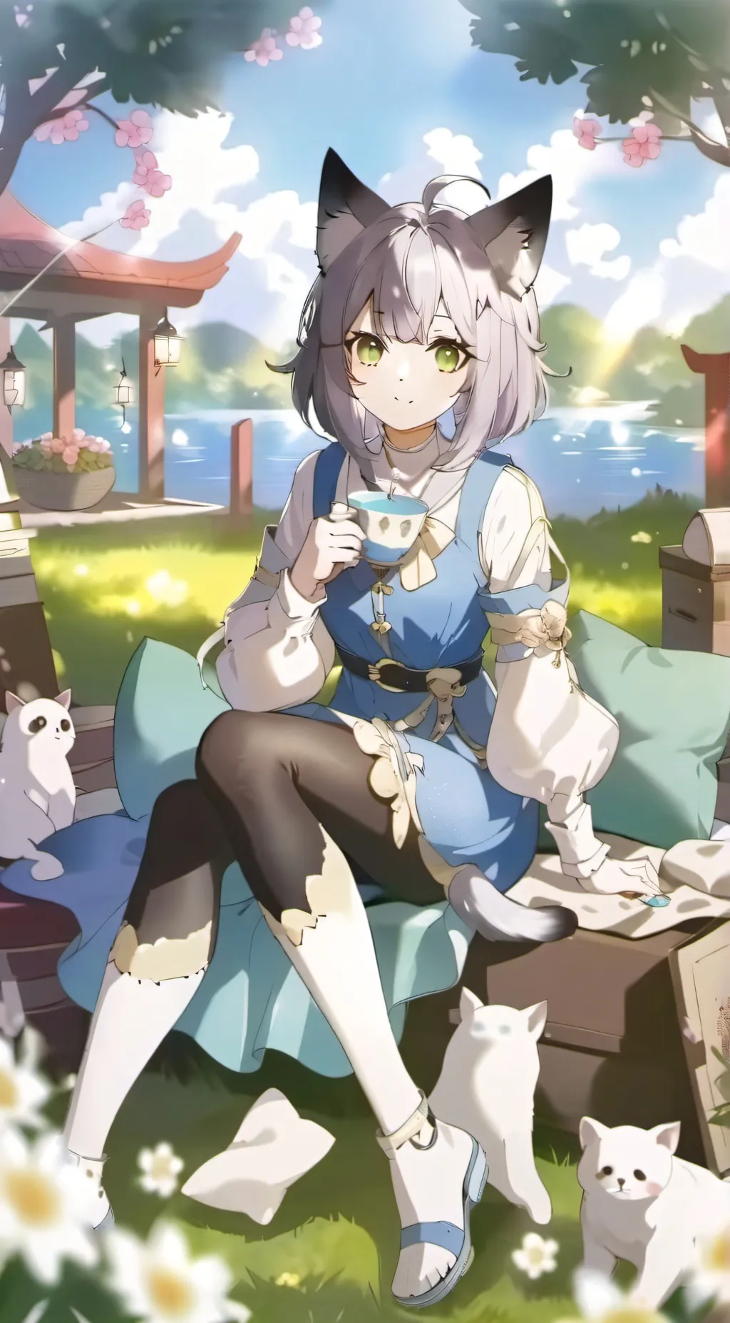 ai character: lily background