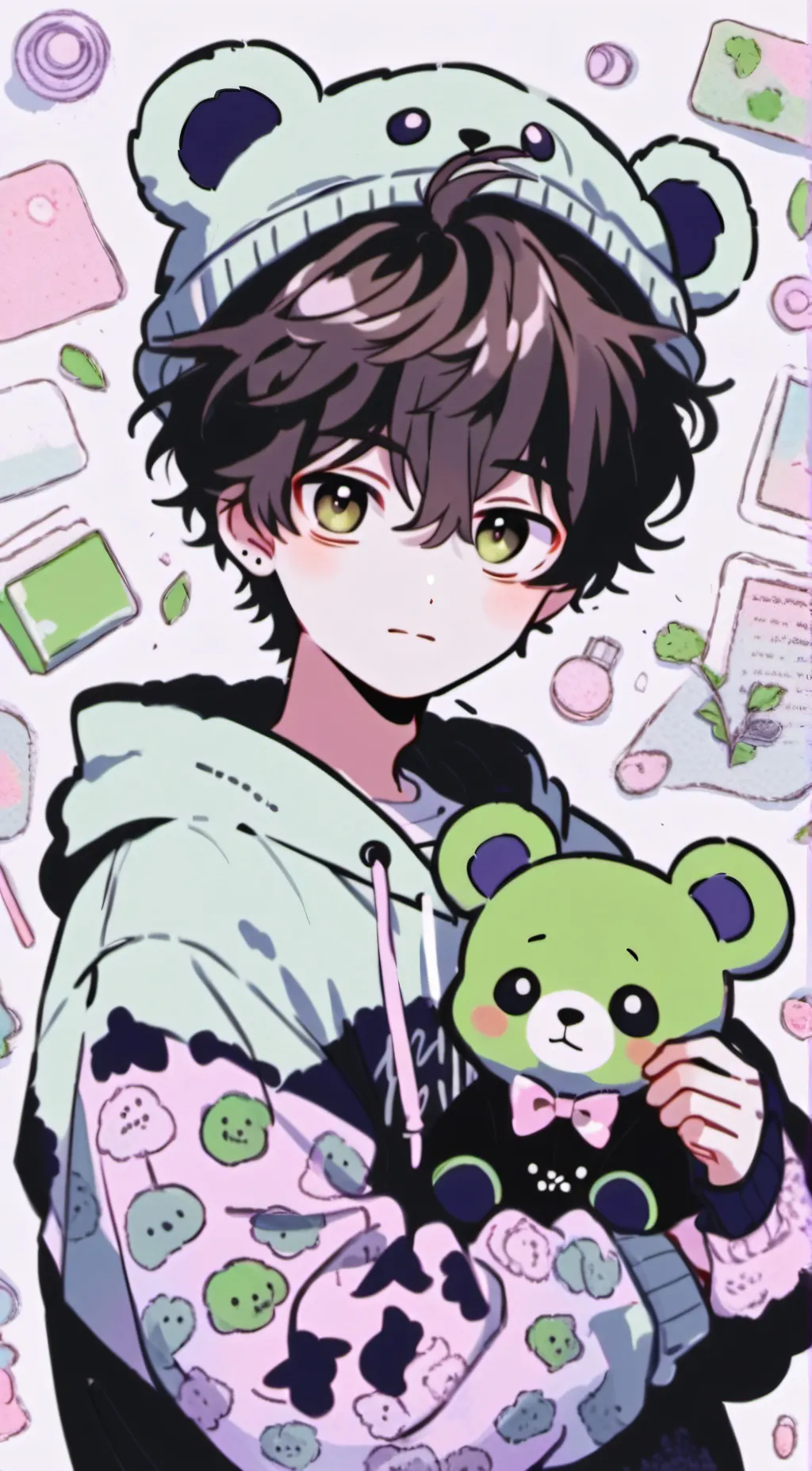 ai character: Bear lear background