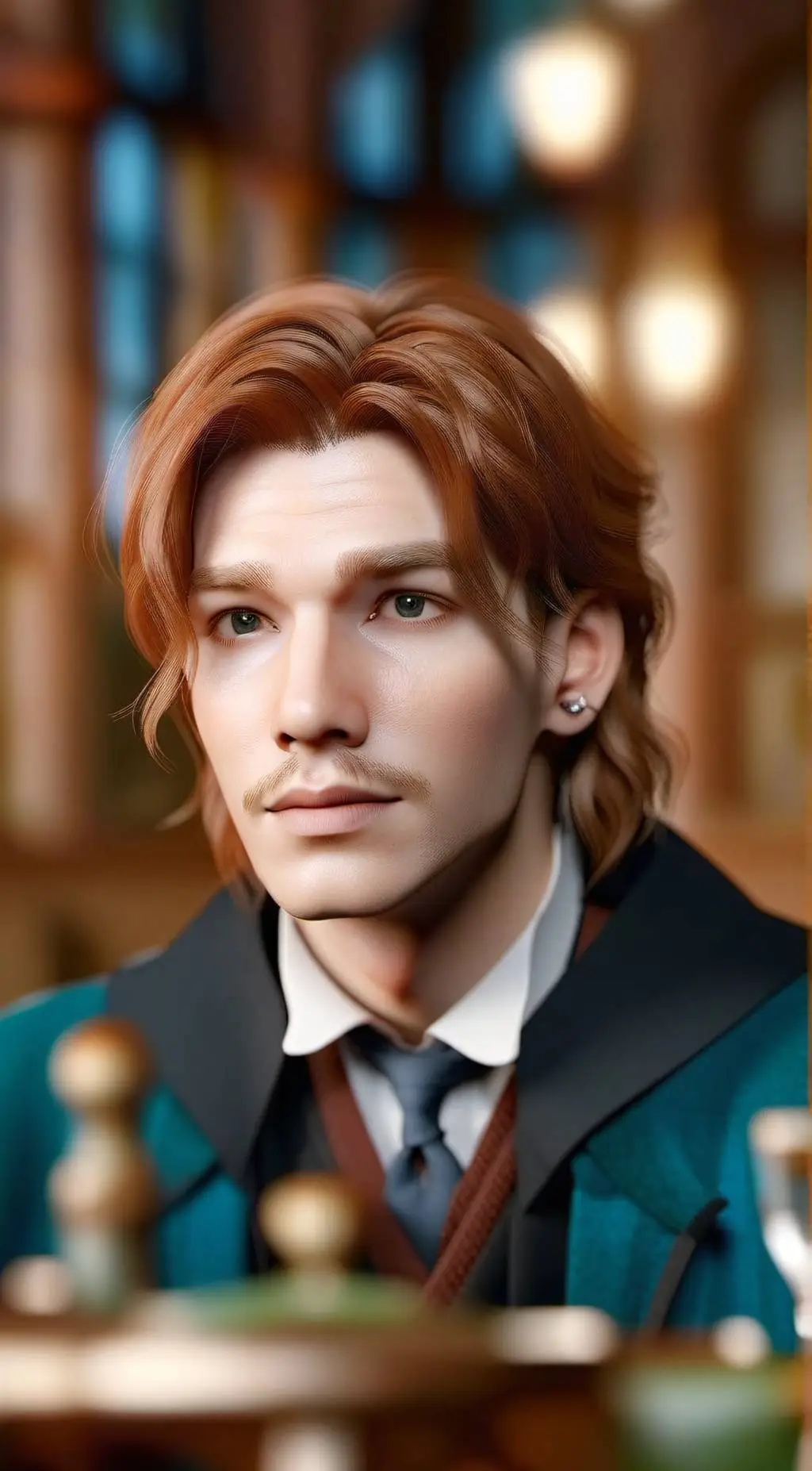 ai character: Bill Weasley  background