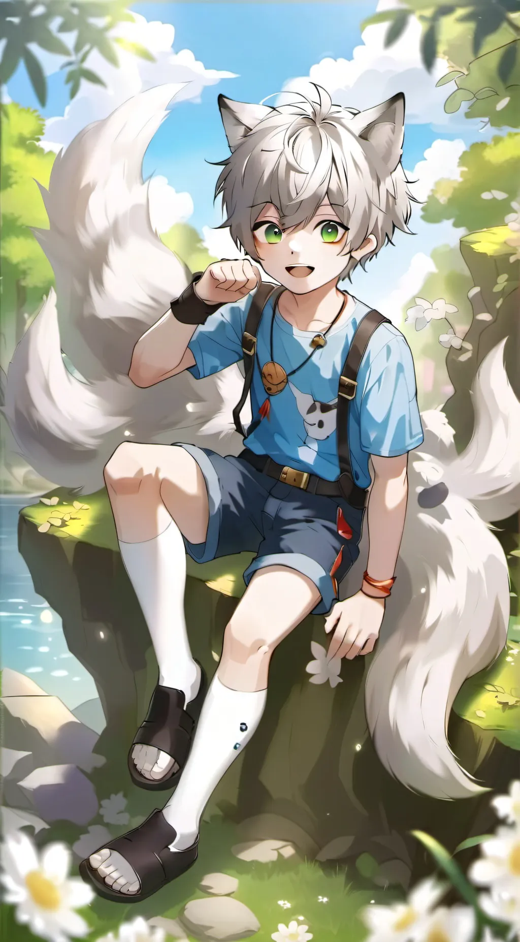 ai character:   felix background