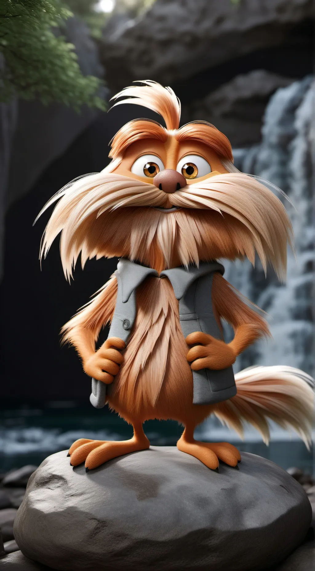ai character: the lorax  background