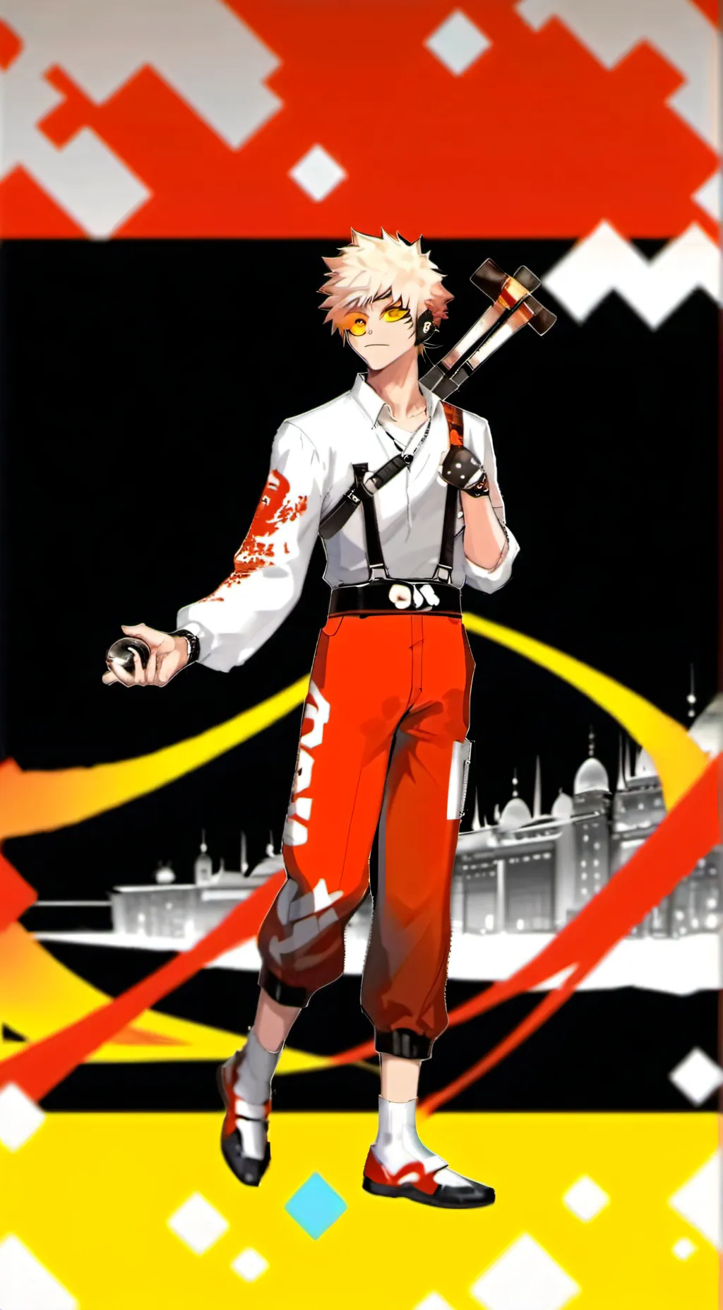 ai character: karate coach background