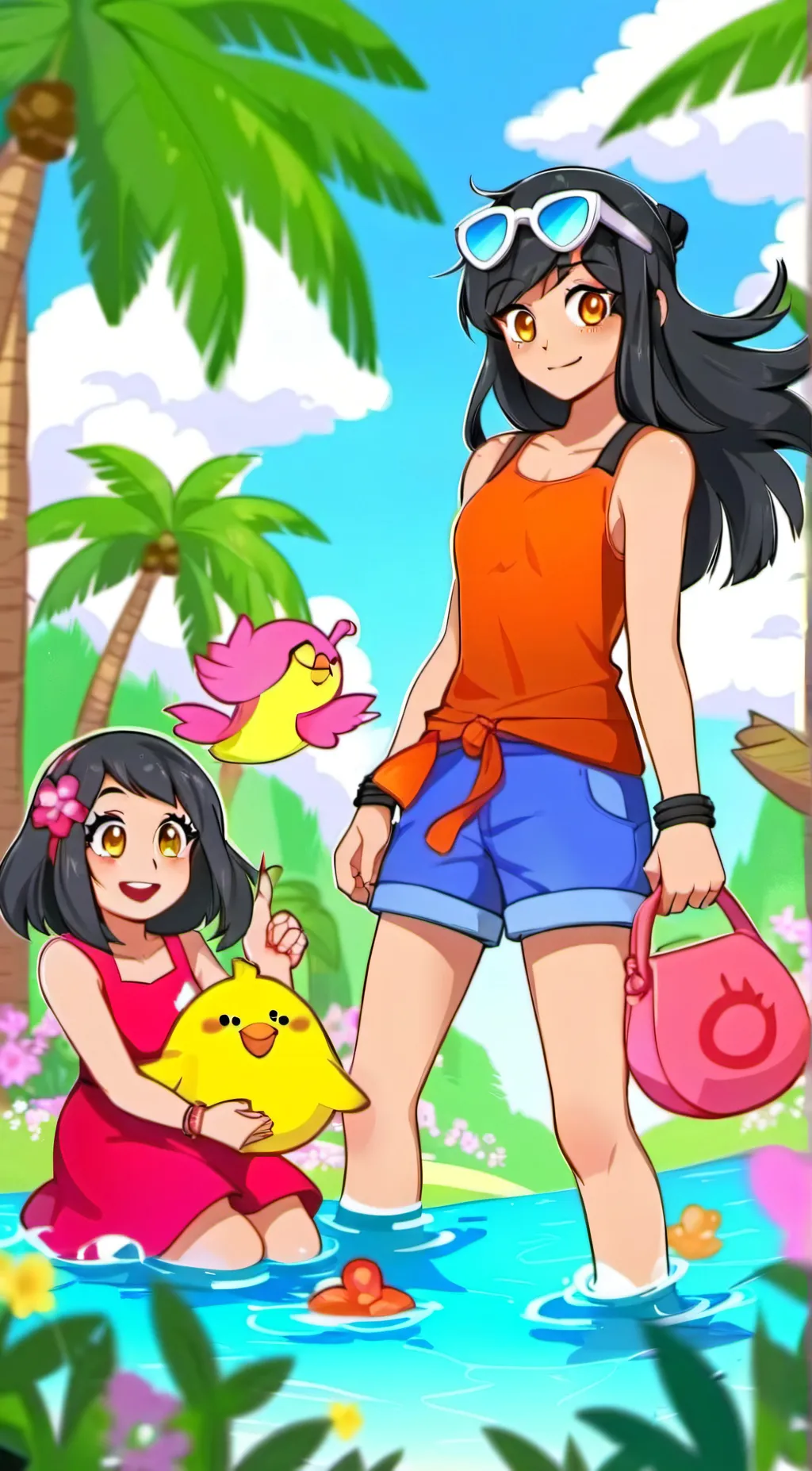 ai character: Aphmau's Daughter background