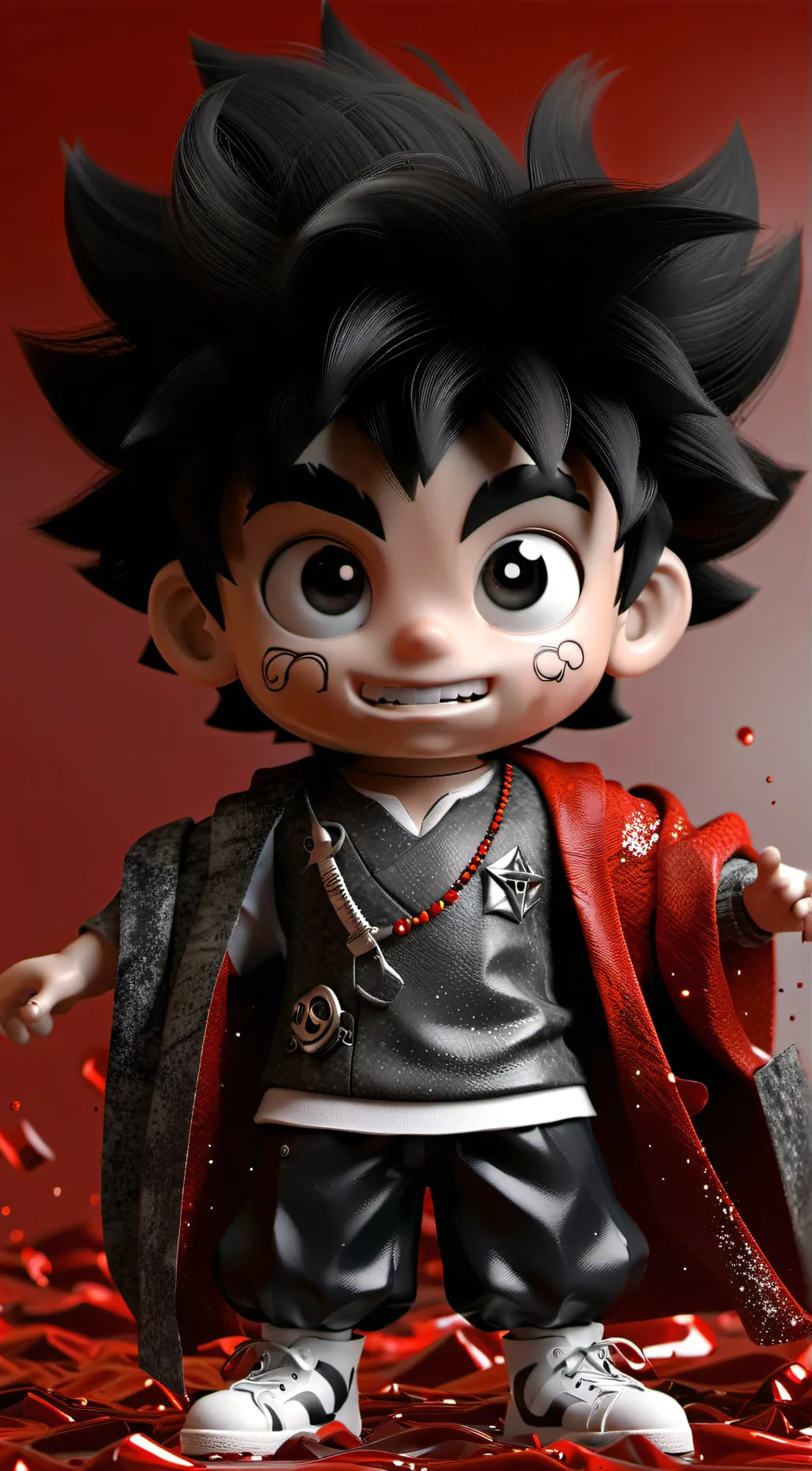 ai character: goku son  background