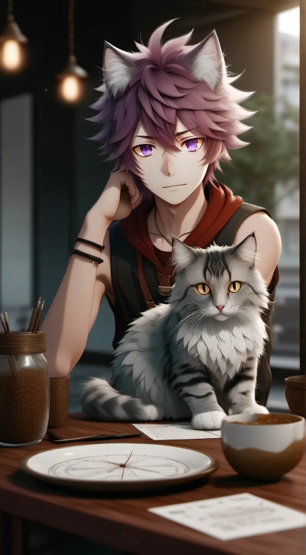 ai character: Kavyn  background