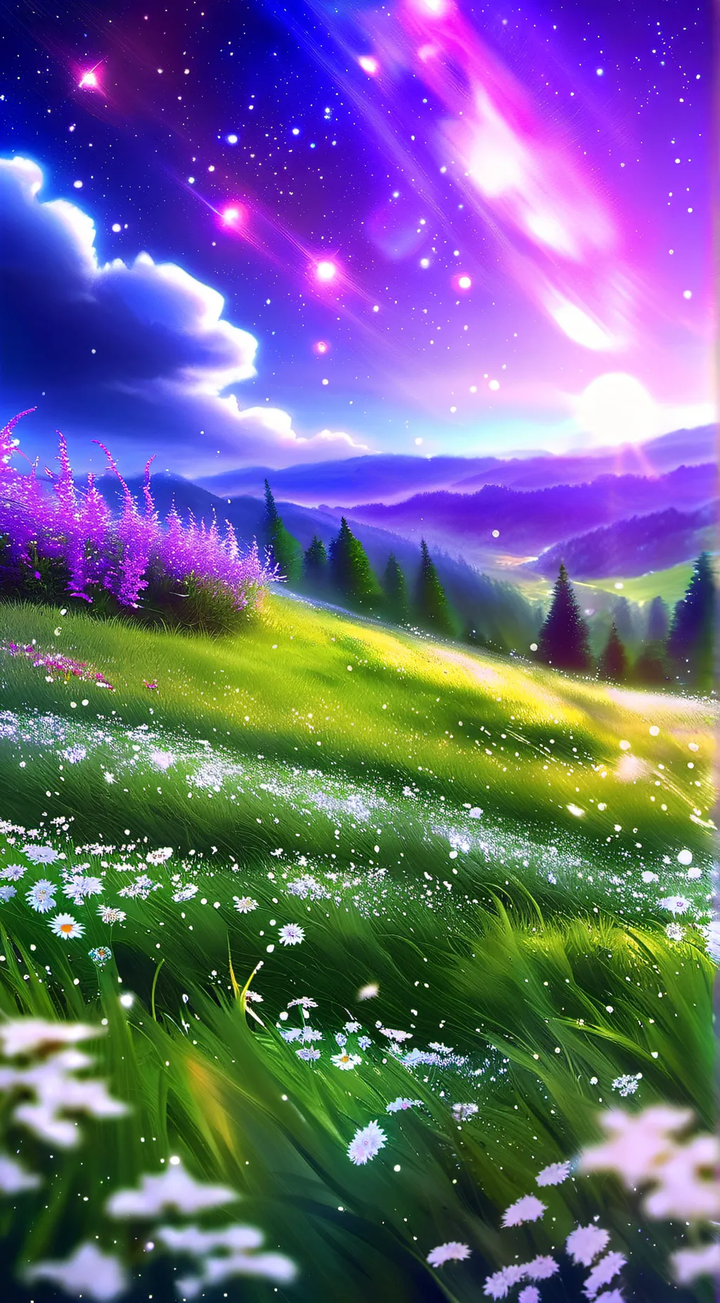 ai character: GO TOUCH GRASS background