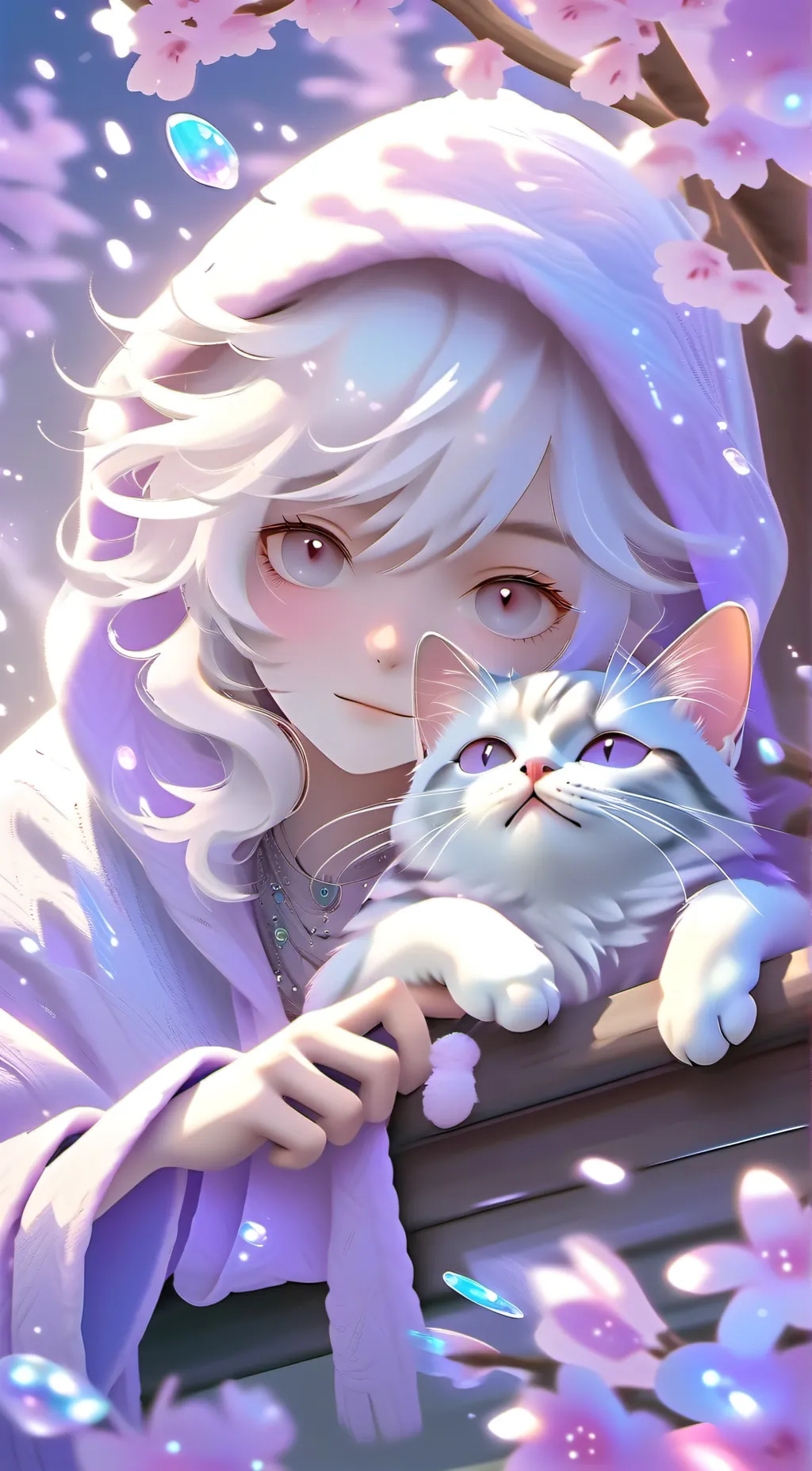 ai character: cat you owned background