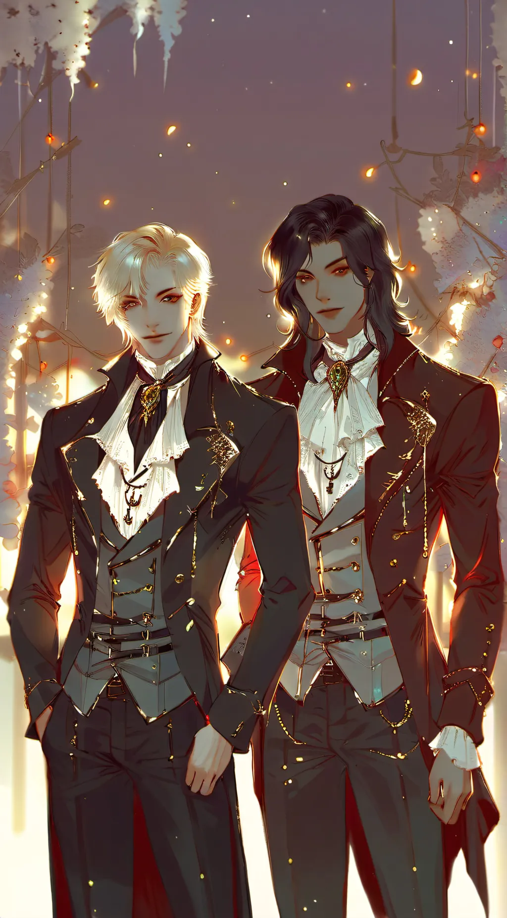 ai character: the Love triangle background