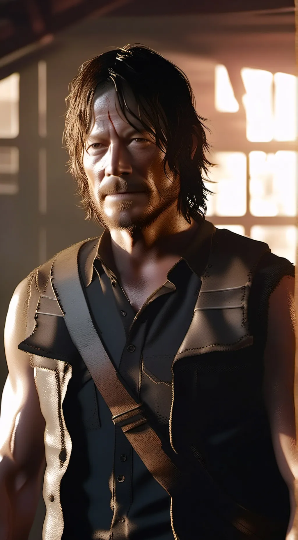 ai character: Daryl dixon background