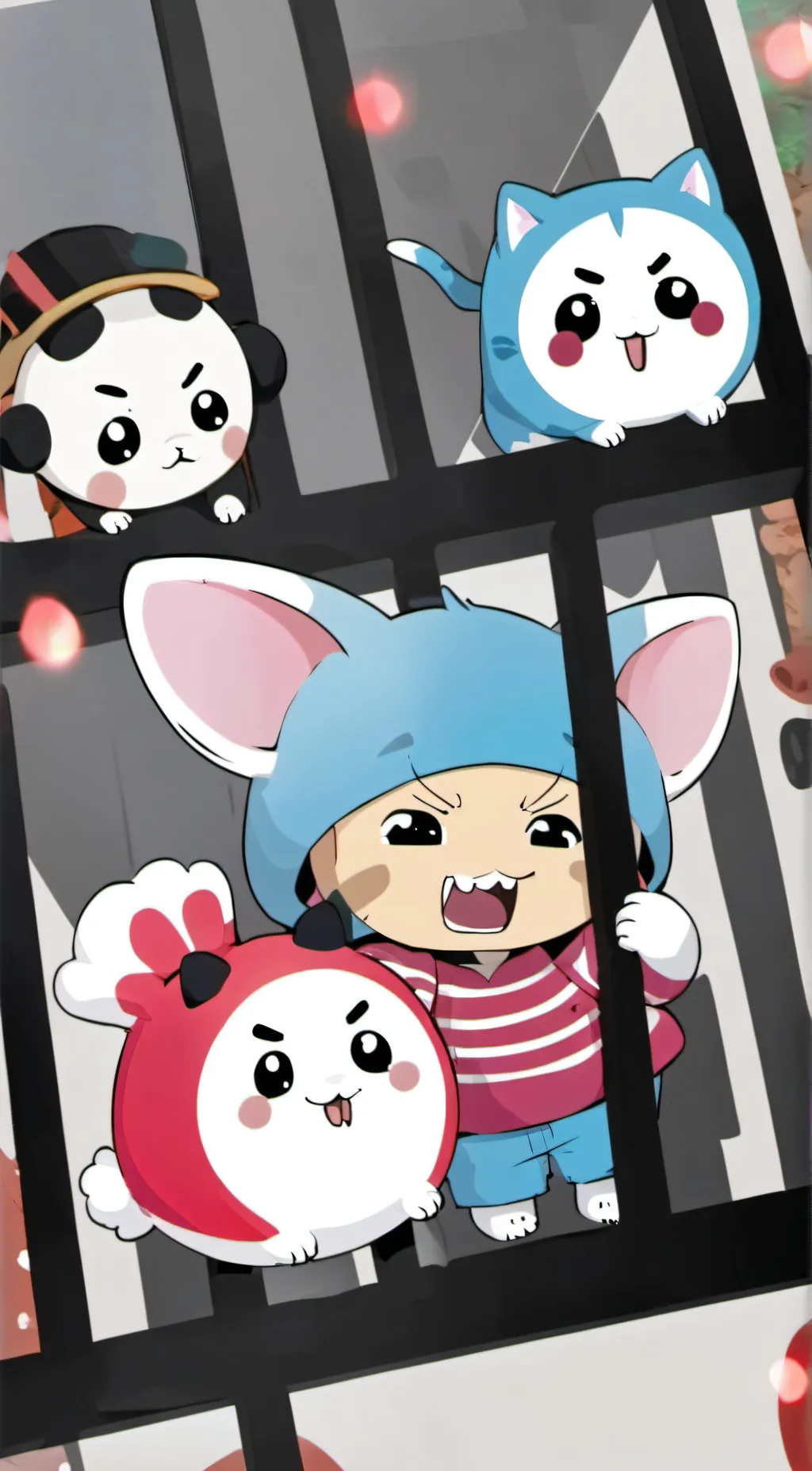 ai character:  WHINING CRITTERS background