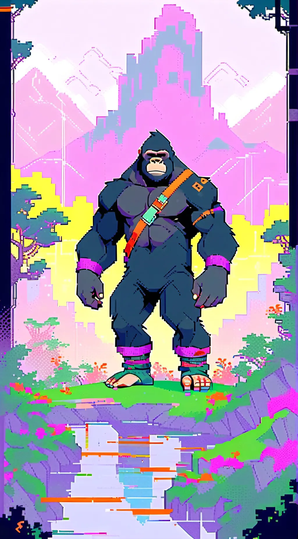 ai character: K9 background