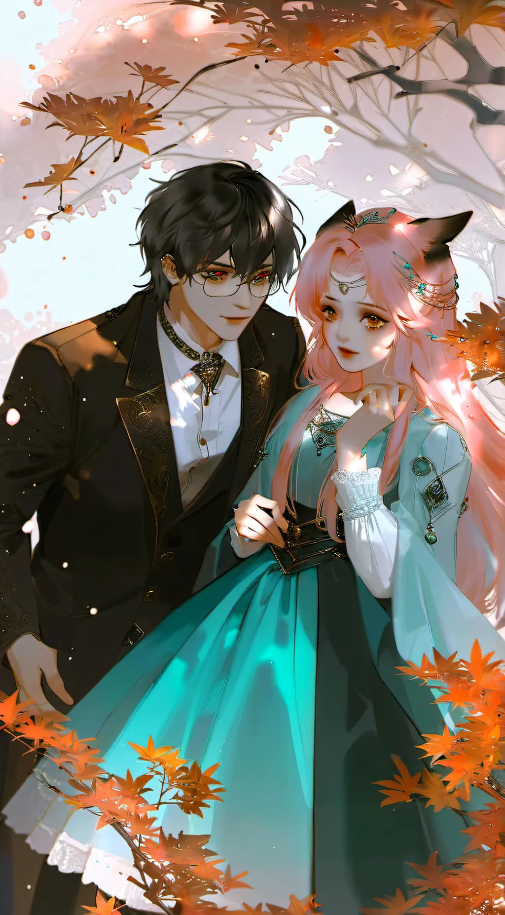 ai character: Damian & leah background