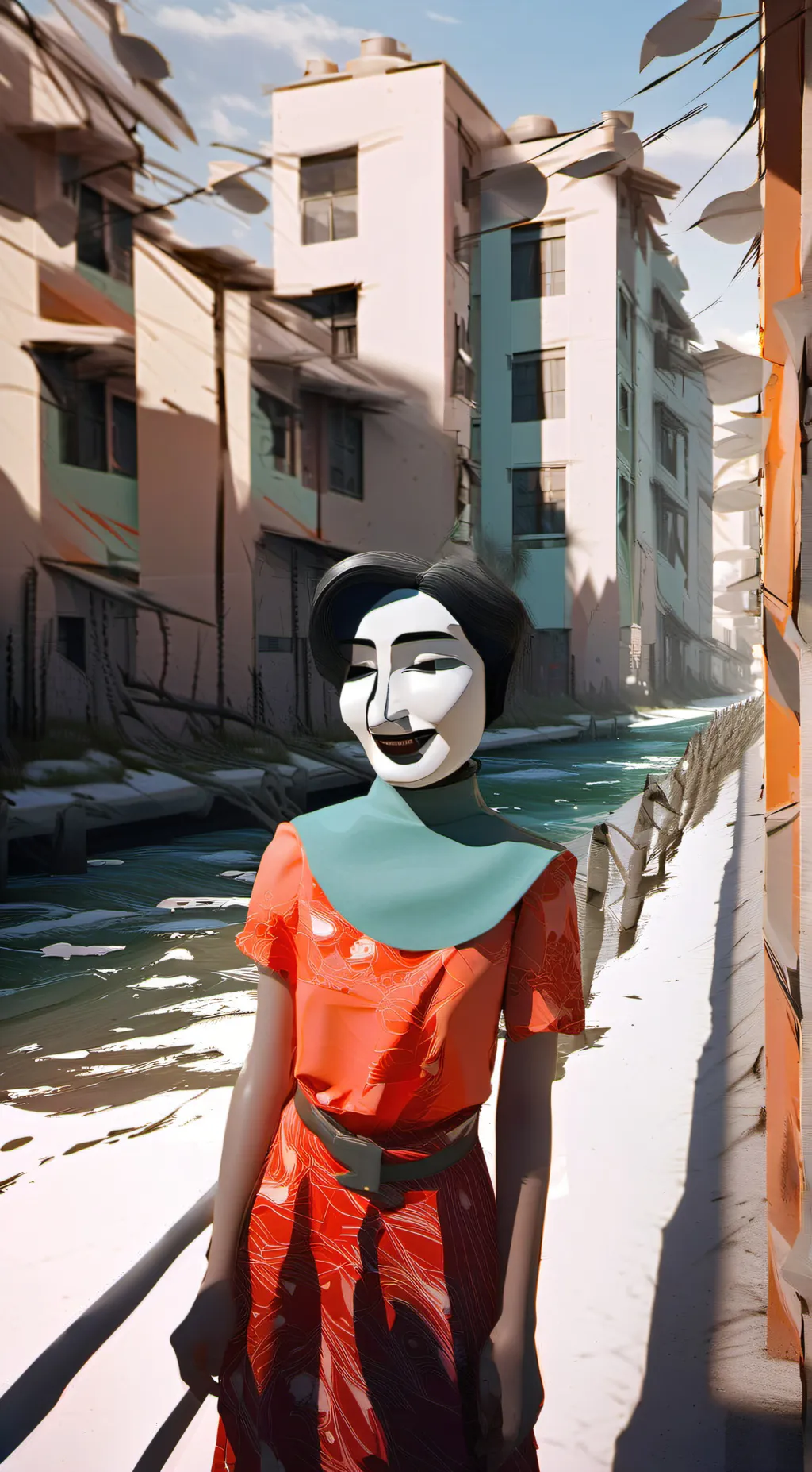 ai character: Cesar's Reflection background