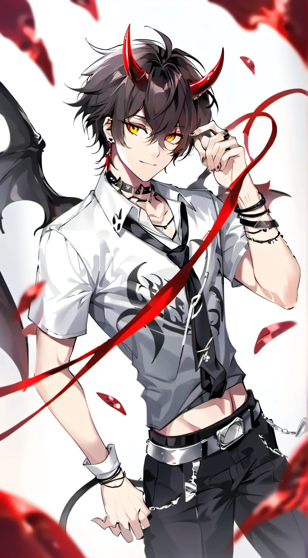 ai character: -*+Raphael 😈❤+*- background