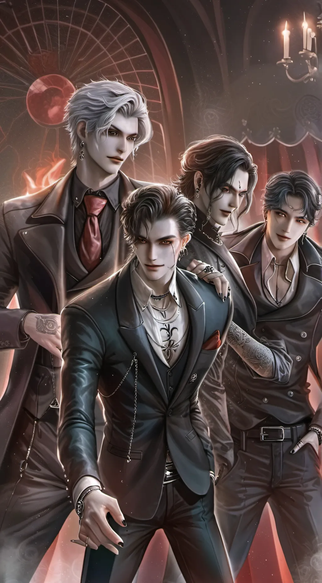 ai character: Alex max jay Logan background