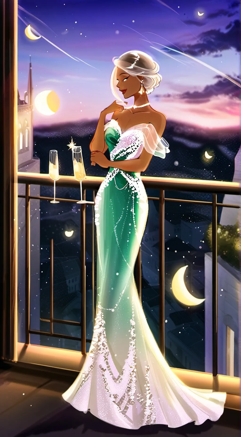 ai character: girlfriend  background