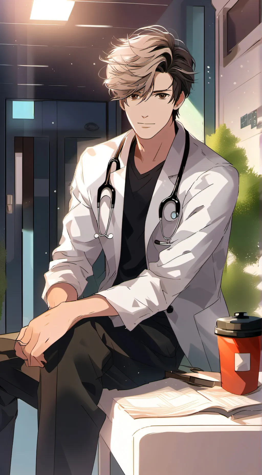 ai character: Jinwoo background