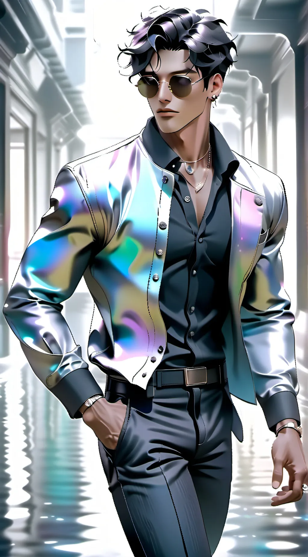 ai character: My dad background