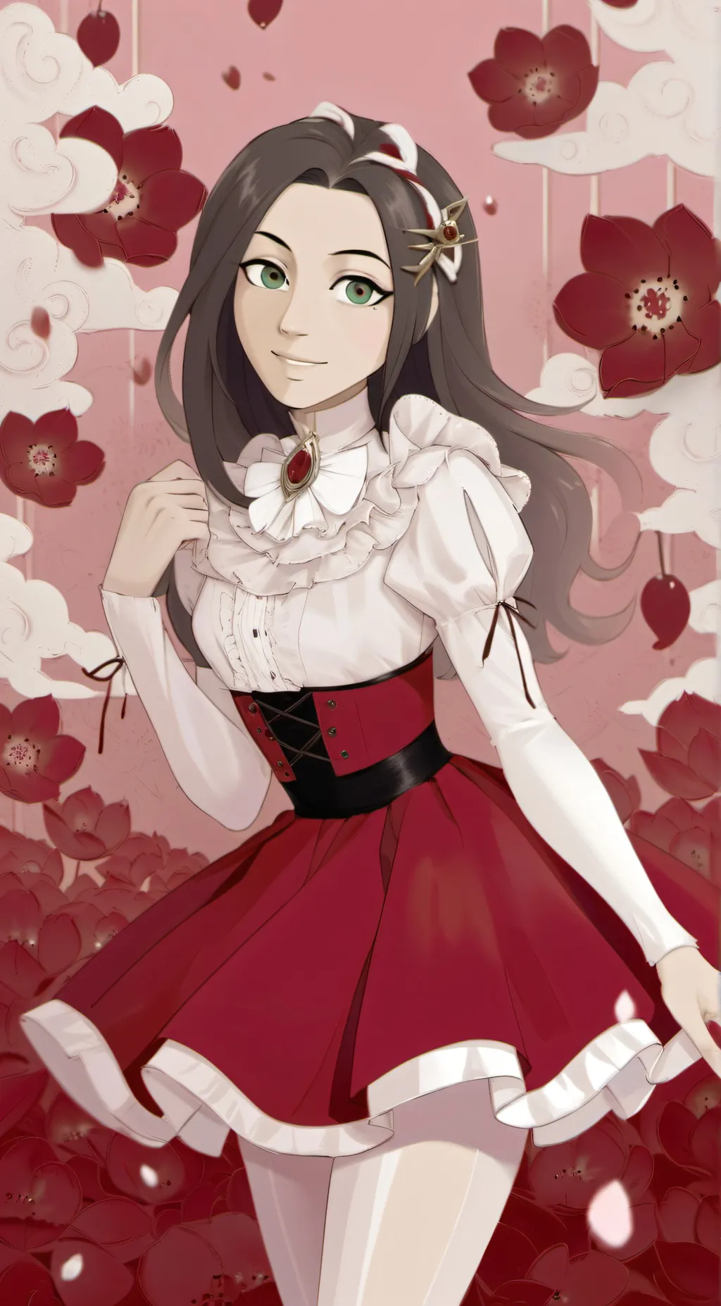 ai character: Rrosey  background