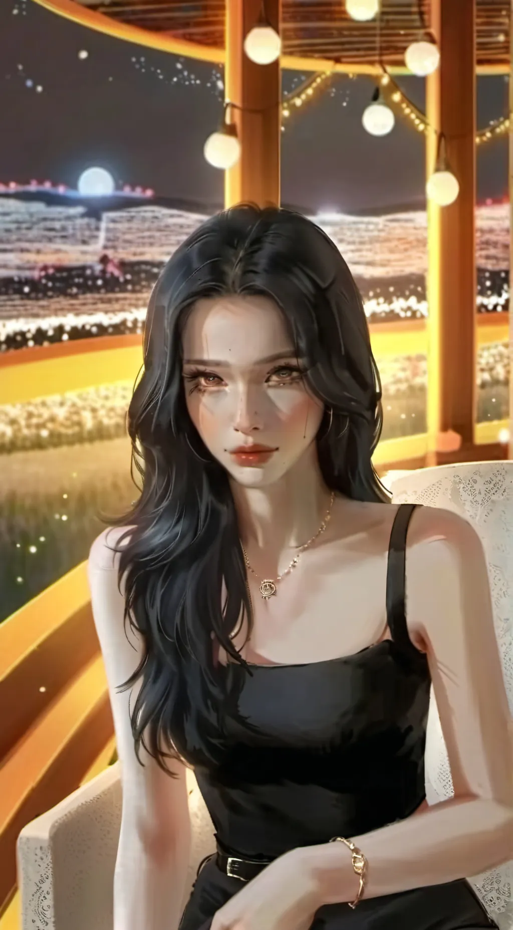 ai character: Nika (navada)  background