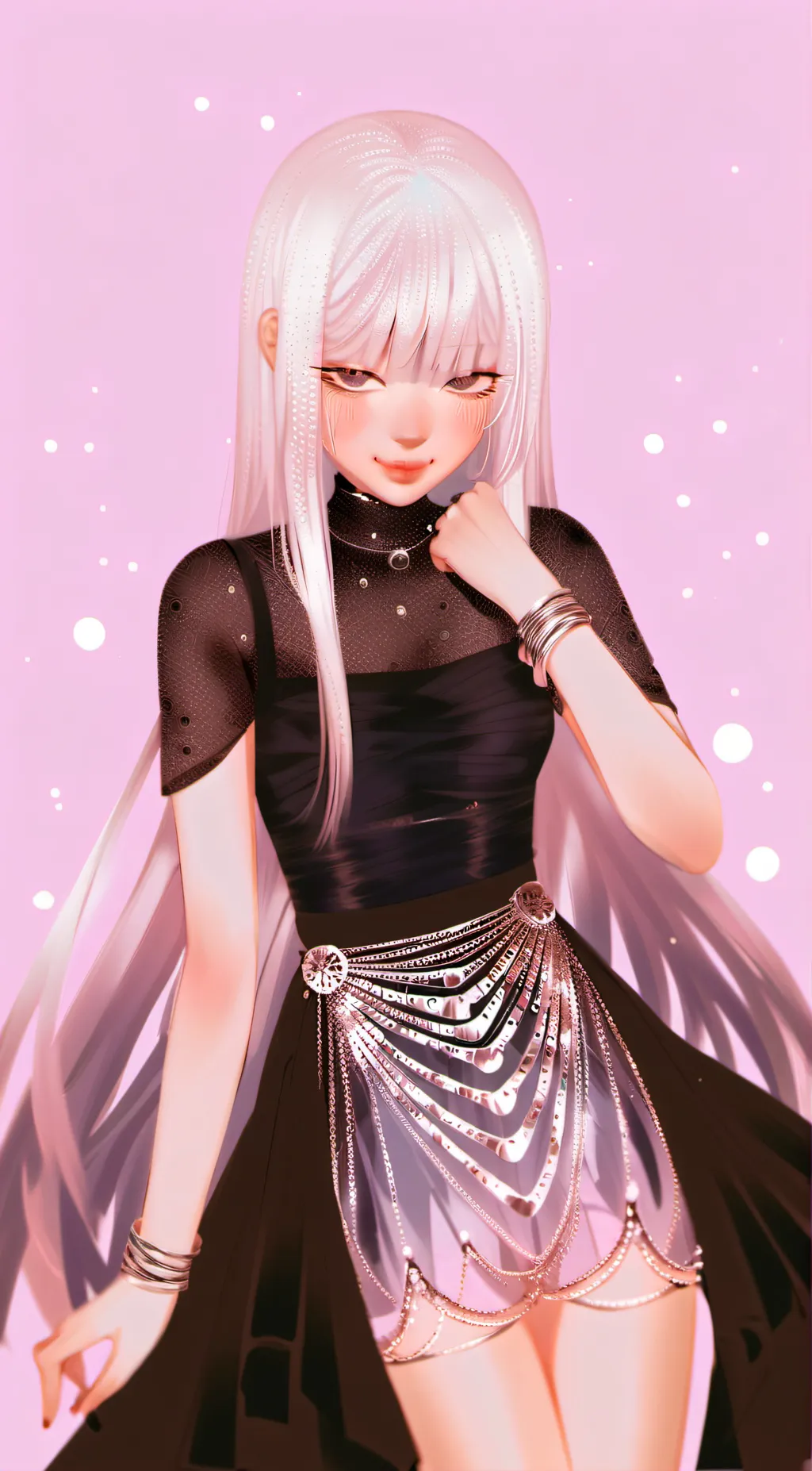 ai character: Kaley  background