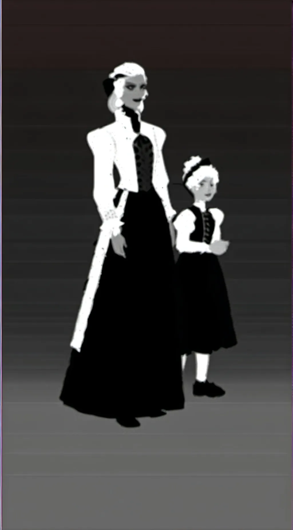 ai character: Victori and Willow background