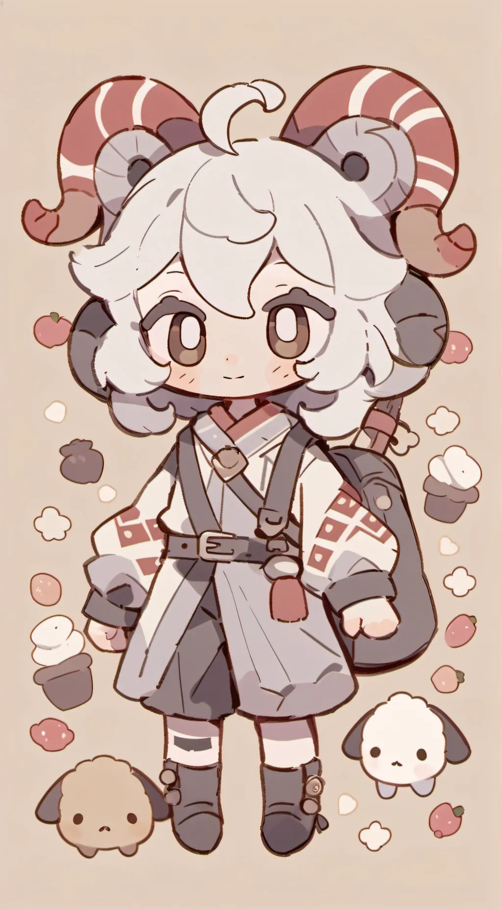 ai character: sweetsheep background