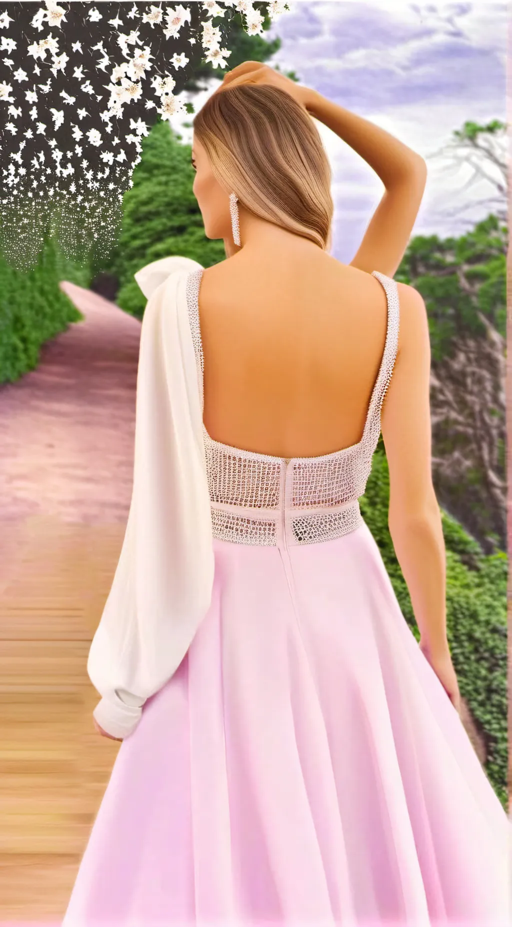 ai character: Lily  background