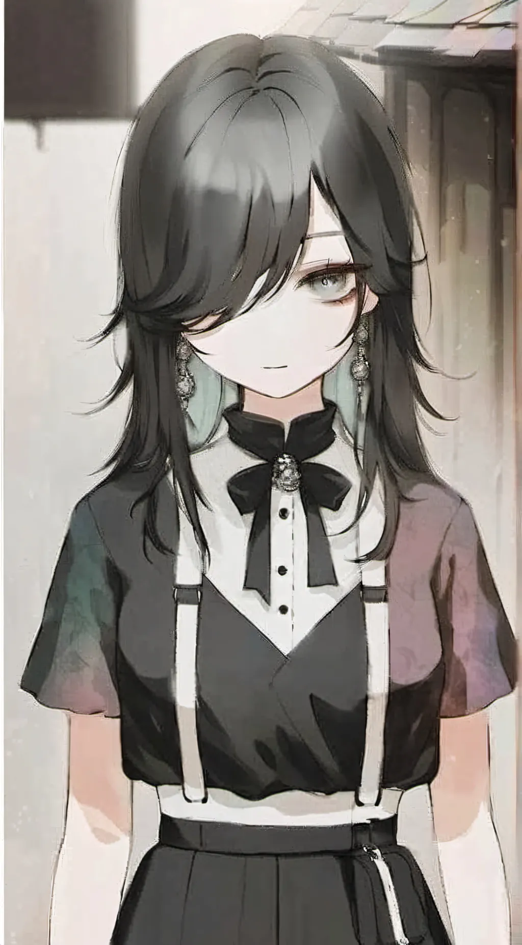 ai character: Alien  background