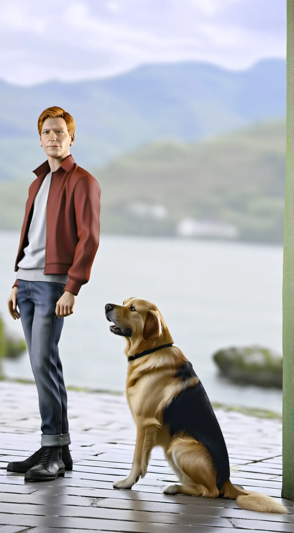 ai character: E To L background