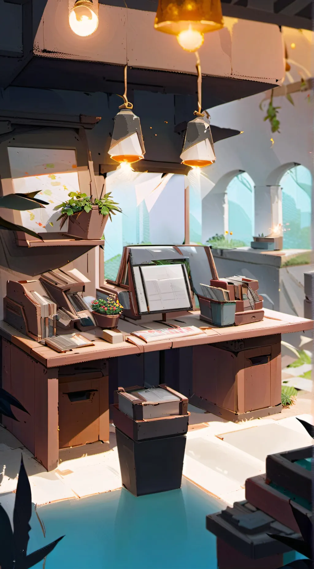 ai character: ideas background