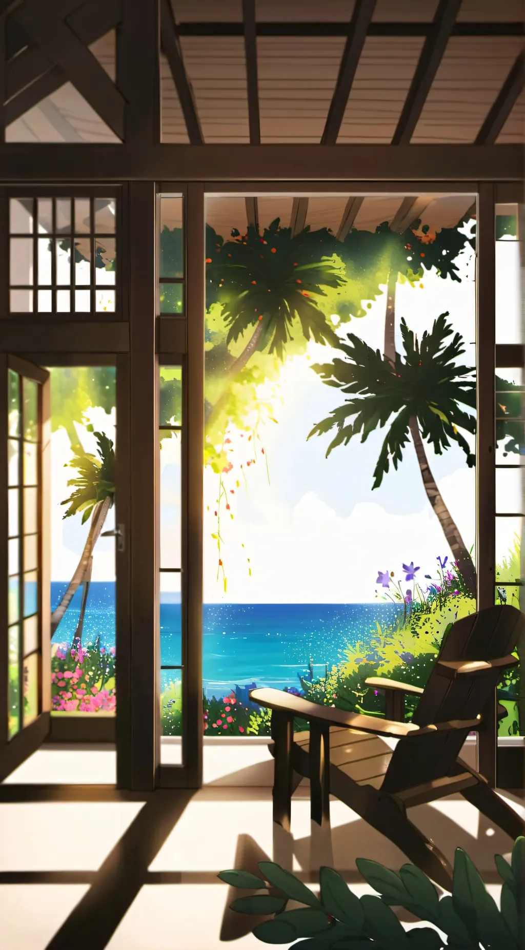 ai character: mha summer vaca background