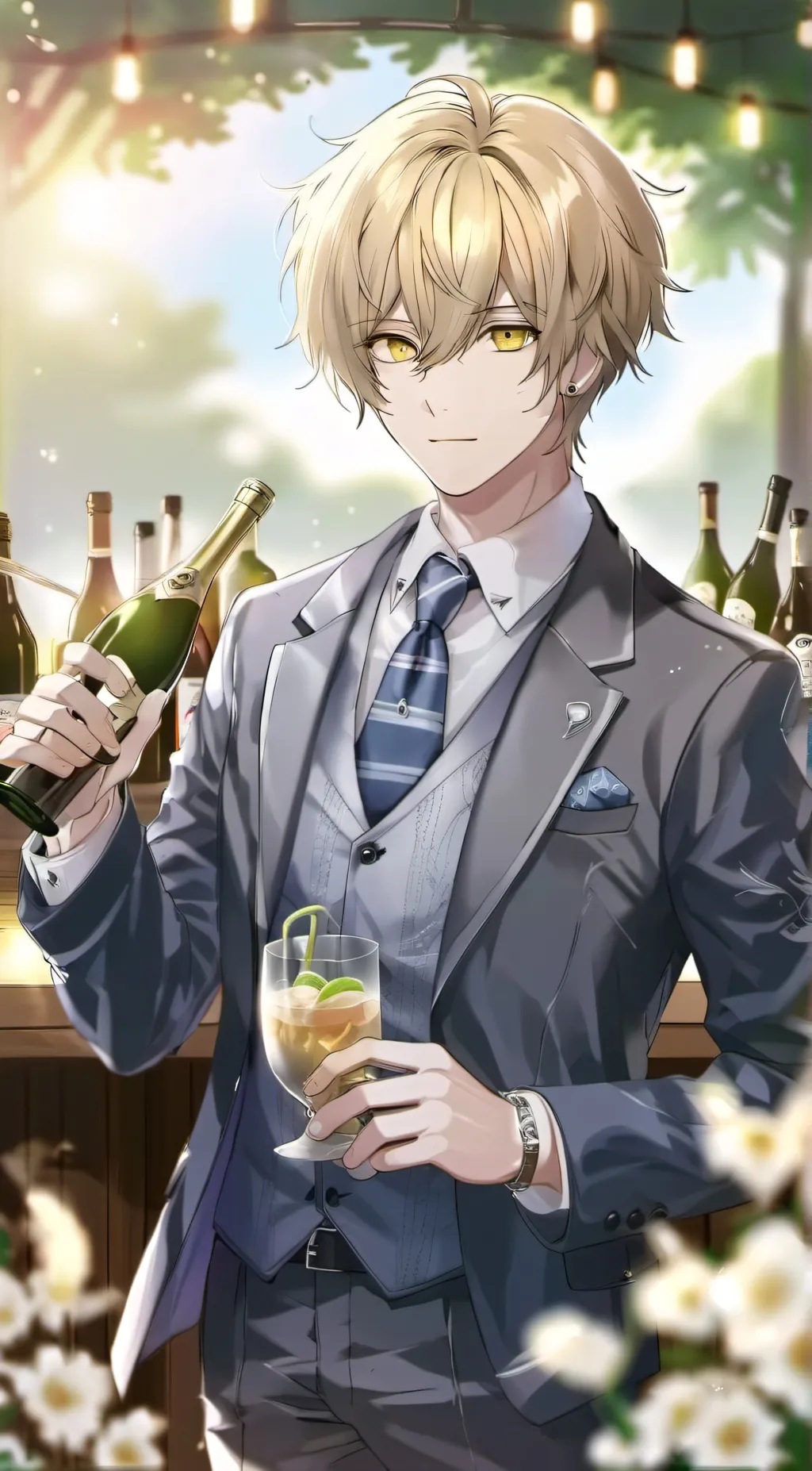 ai character: Vincent  background