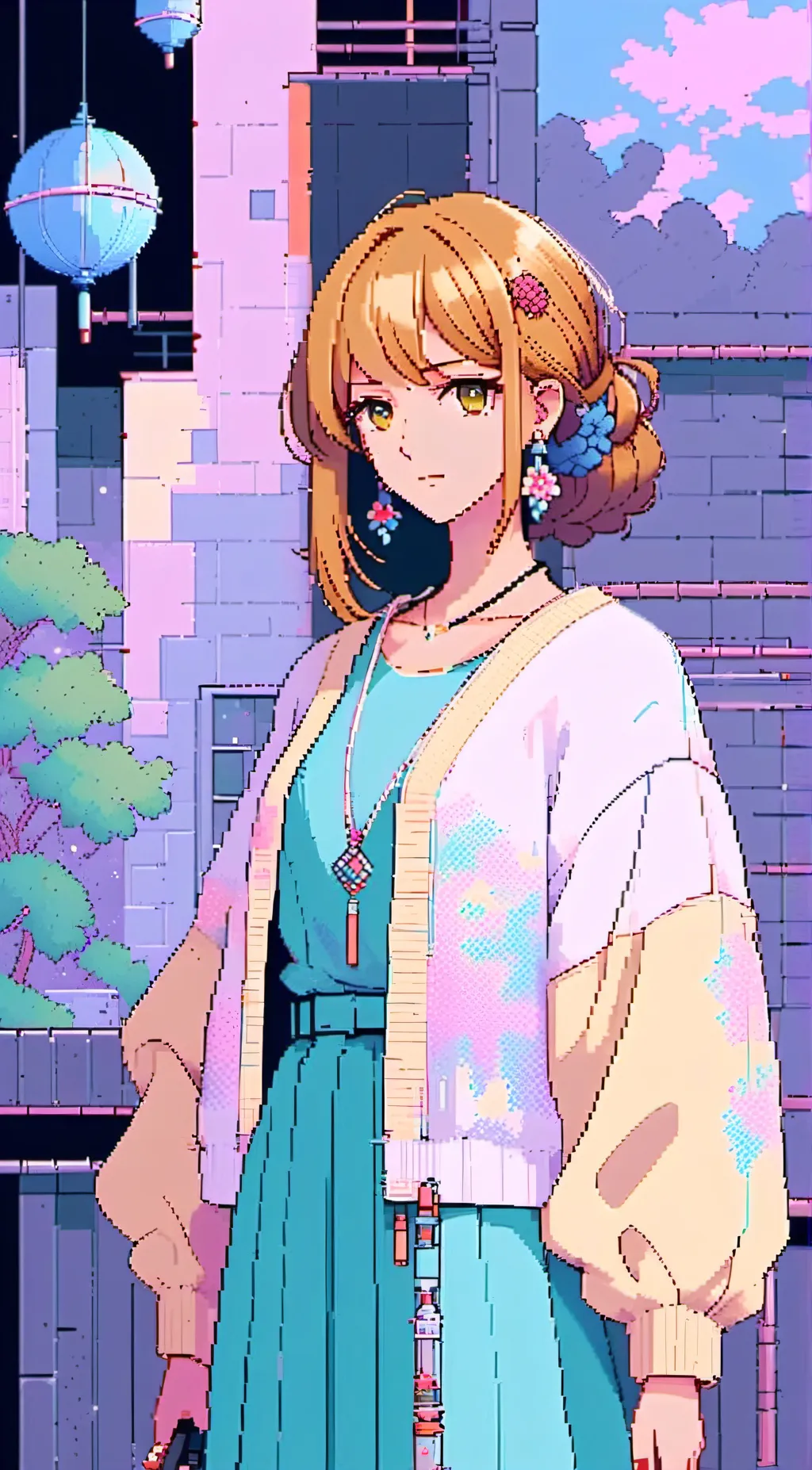 ai character: Nami background