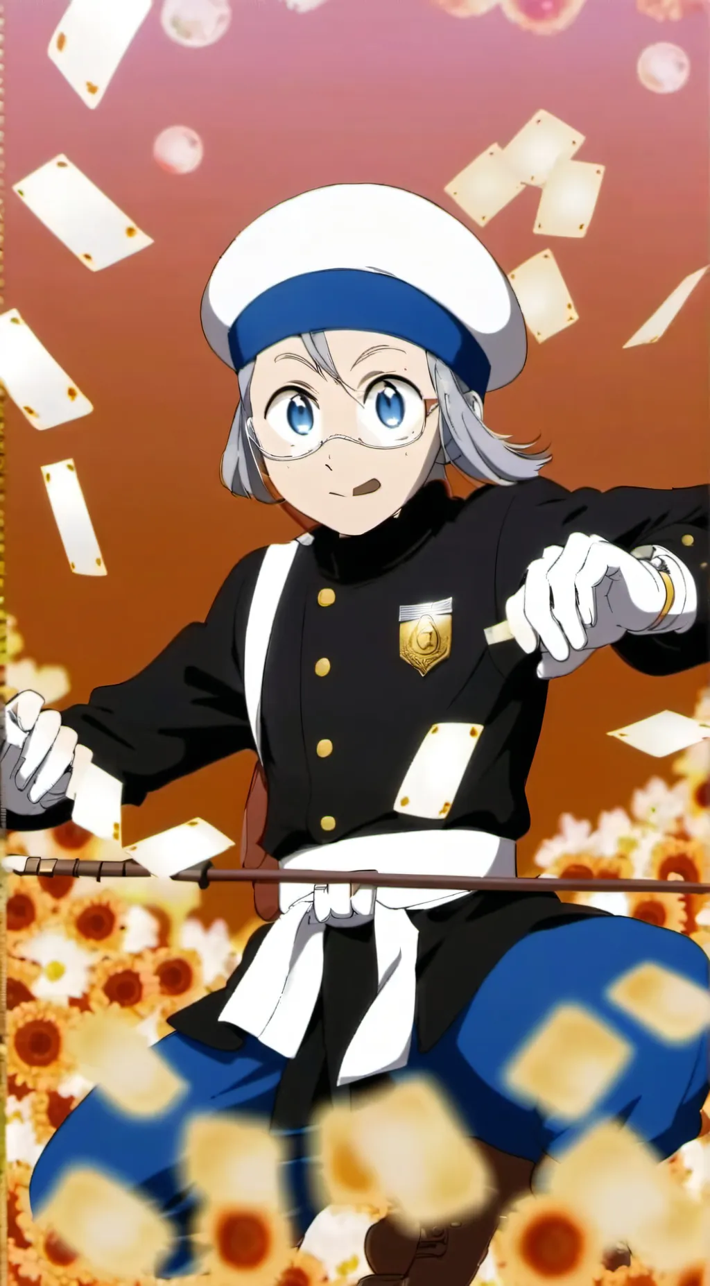 ai character: Holy water background