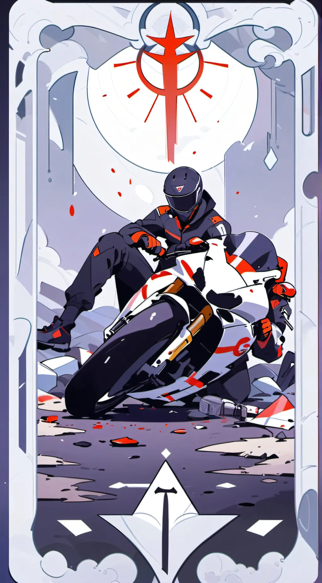 ai character: COD-Biker background