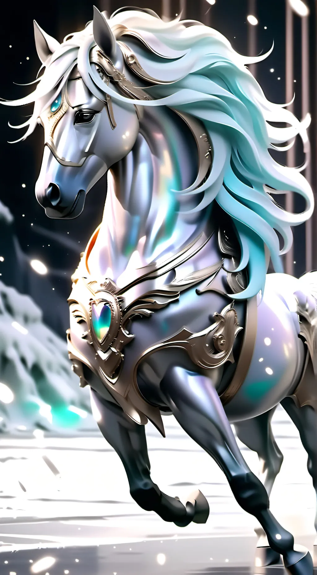 ai character: Ocean background