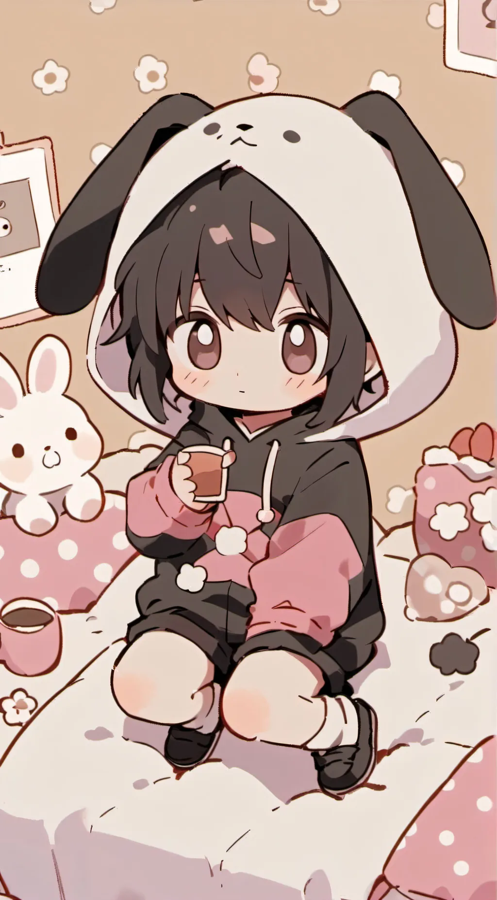 ai character: ᥫ᭡HoneyBunᥫ᭡ background