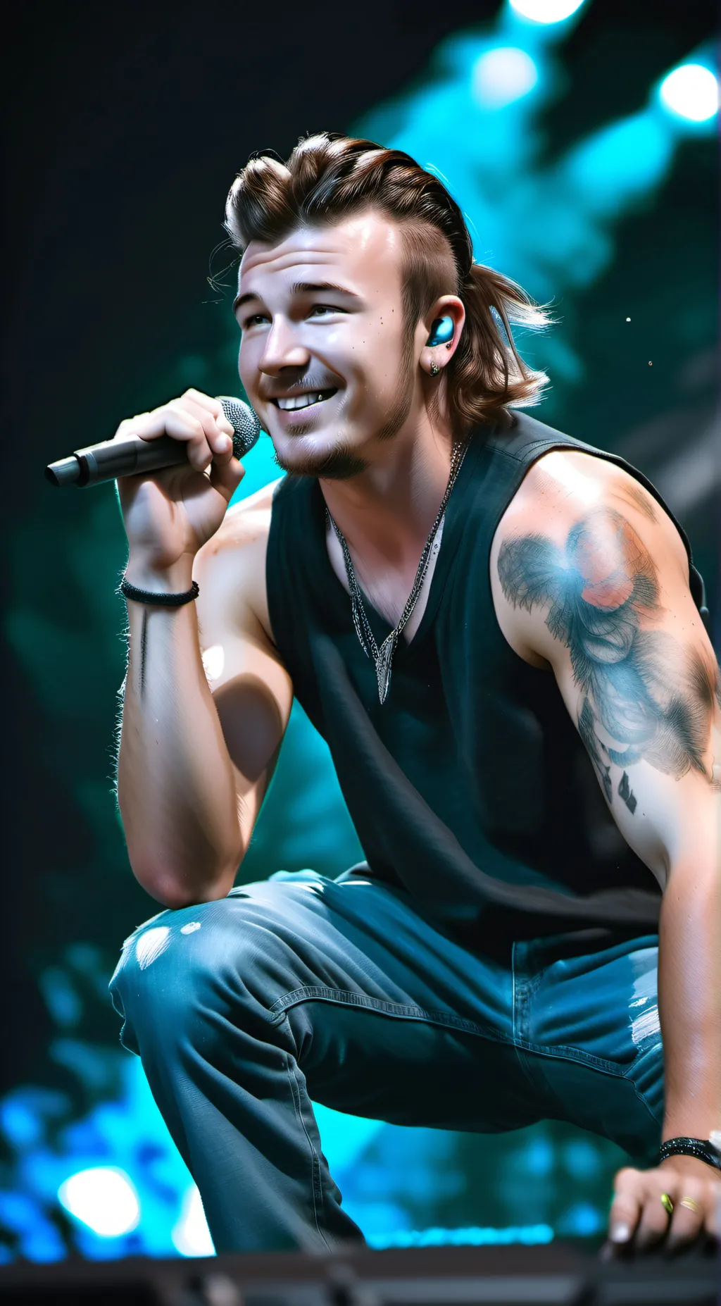 ai character: Morgan Wallen  background