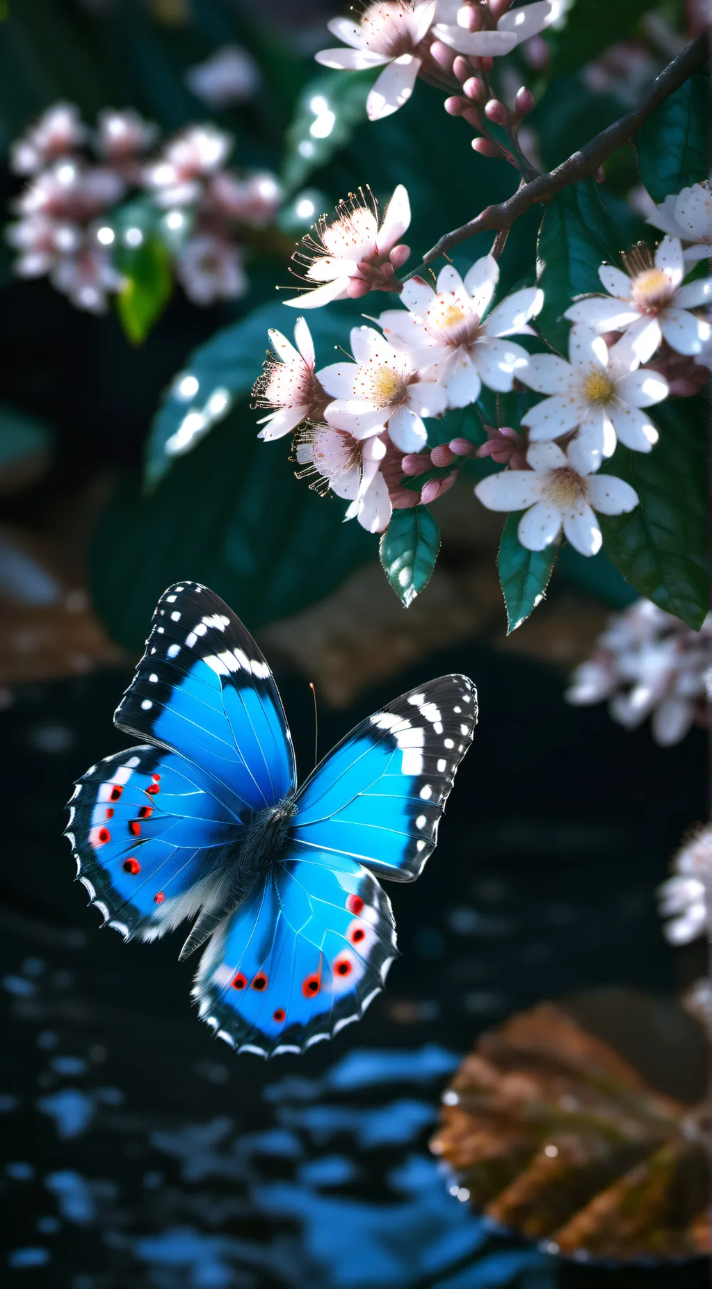 ai character: ★a butterfly★ background