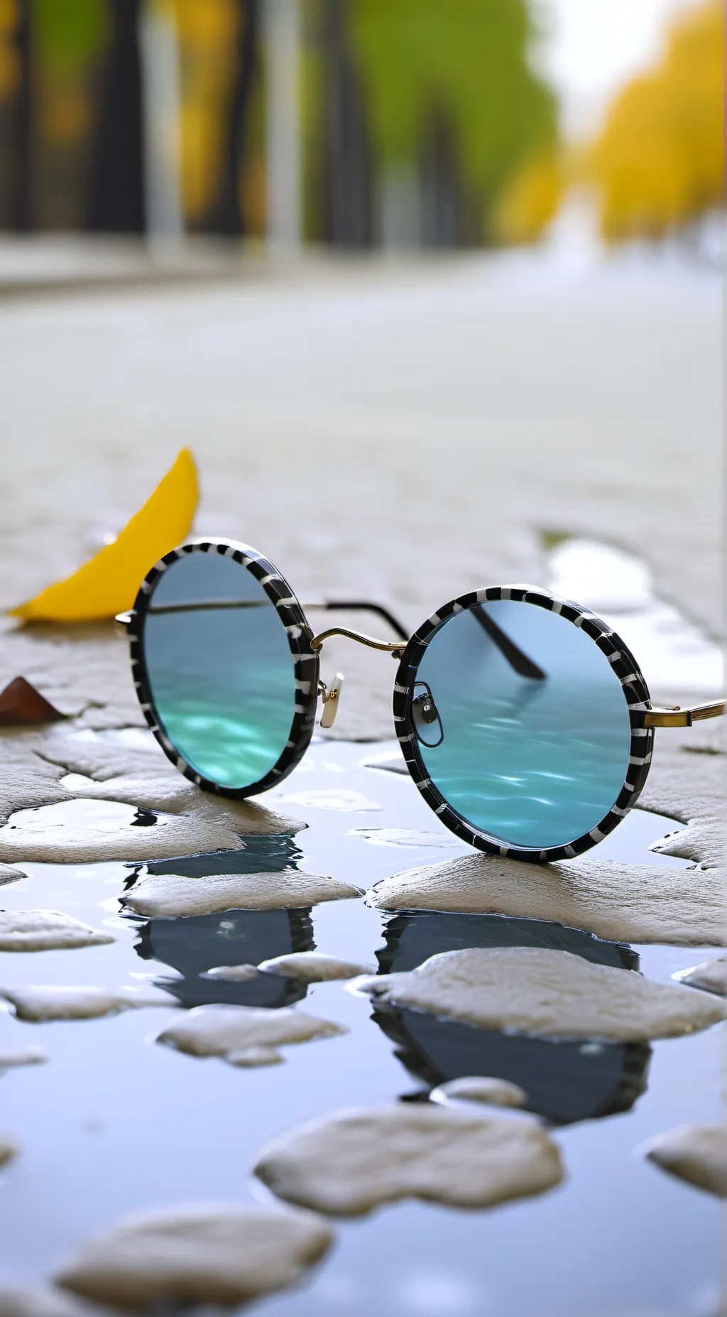 ai character: water  background