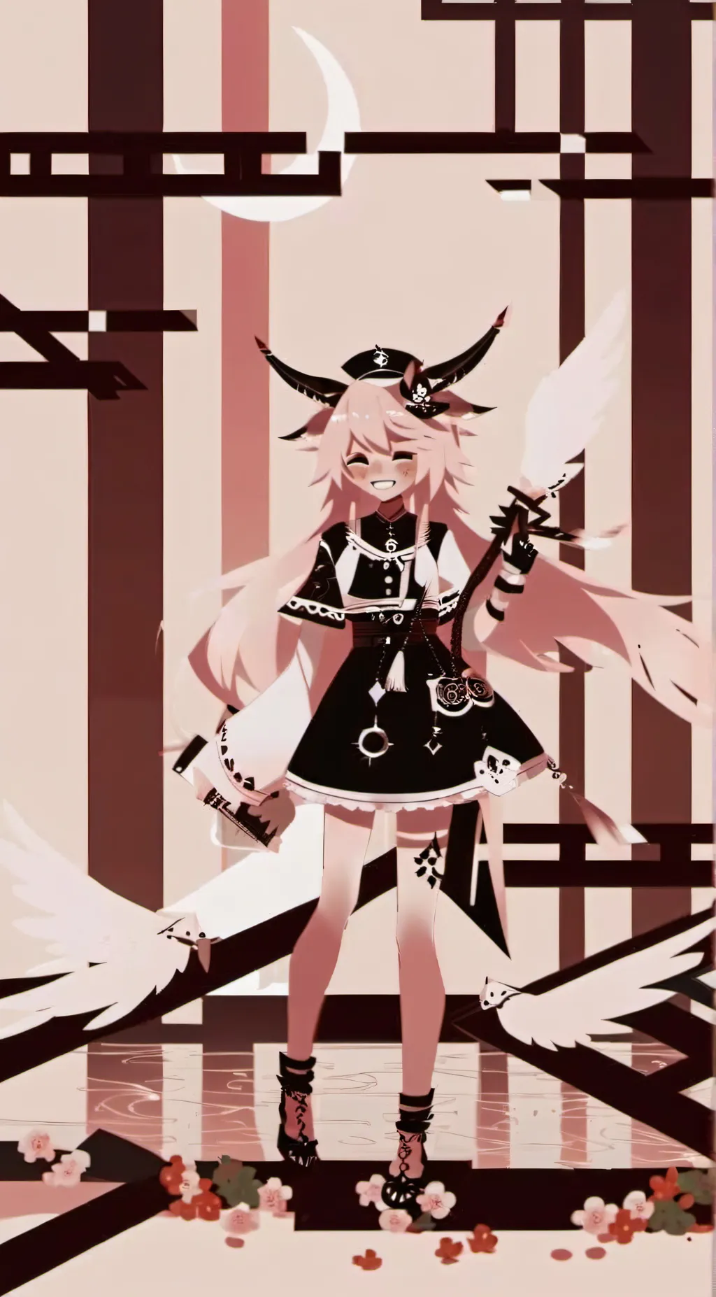 ai character: Uppermoons #2 background