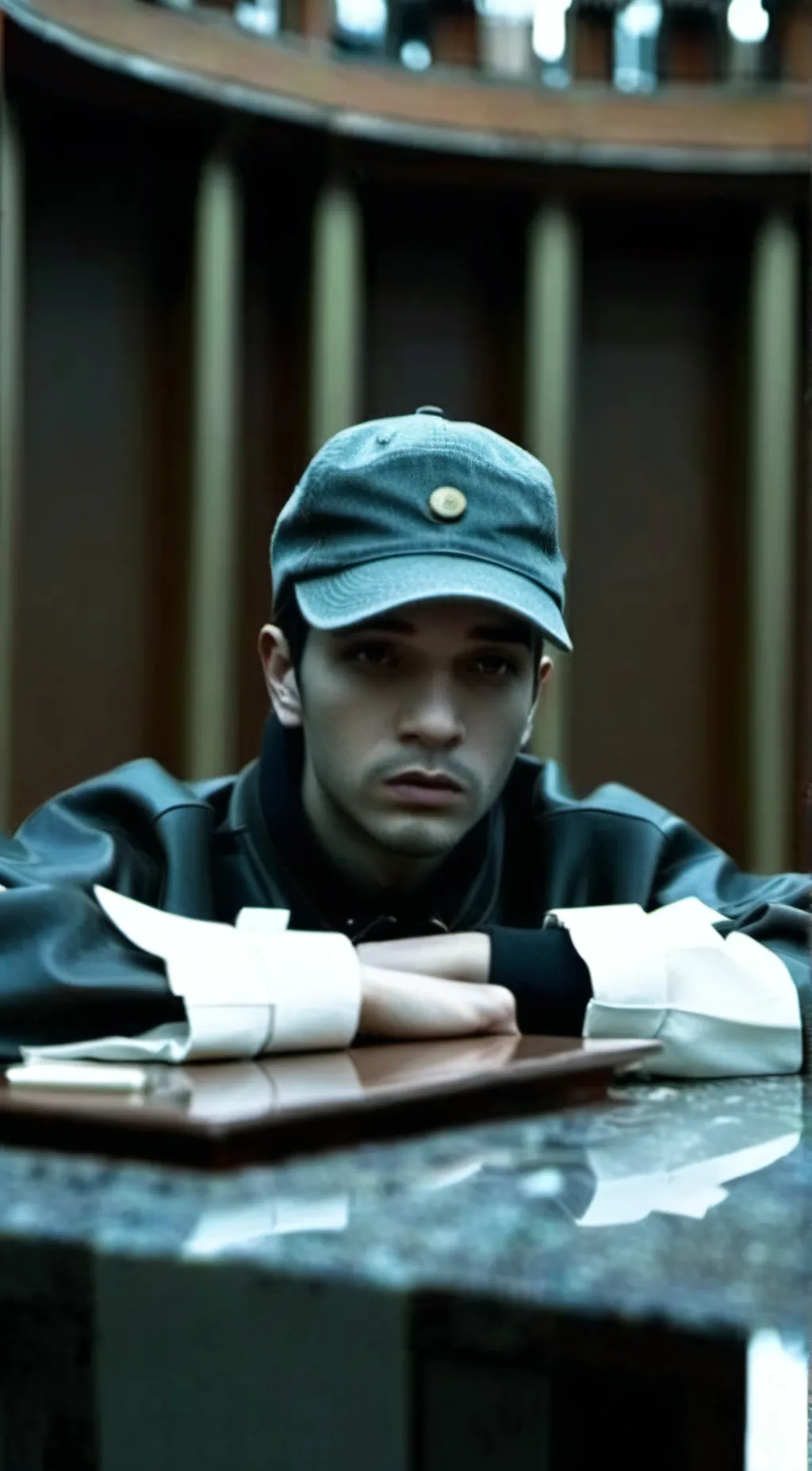 ai character: Jay Merrick  background