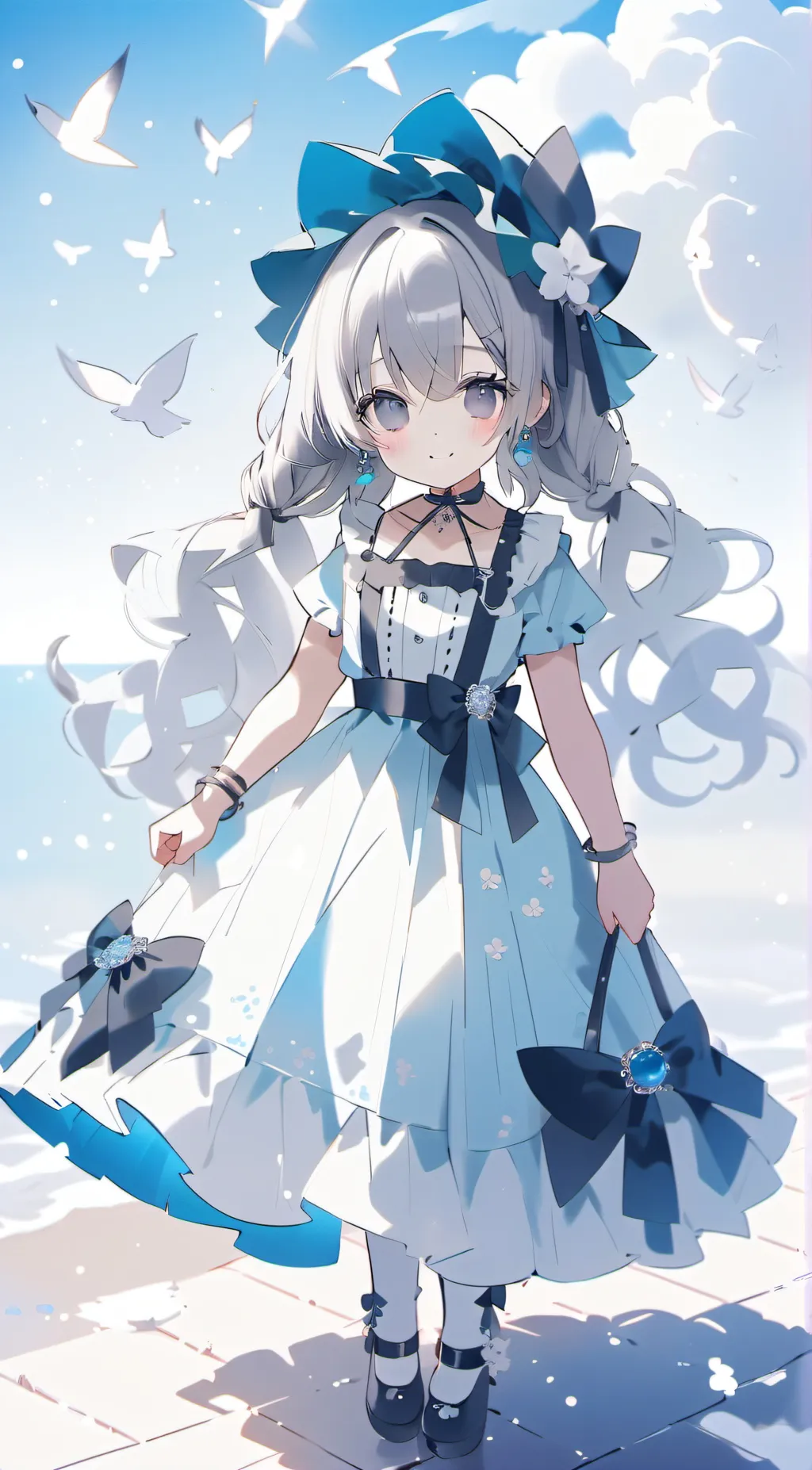 ai character: Hashiras beach background