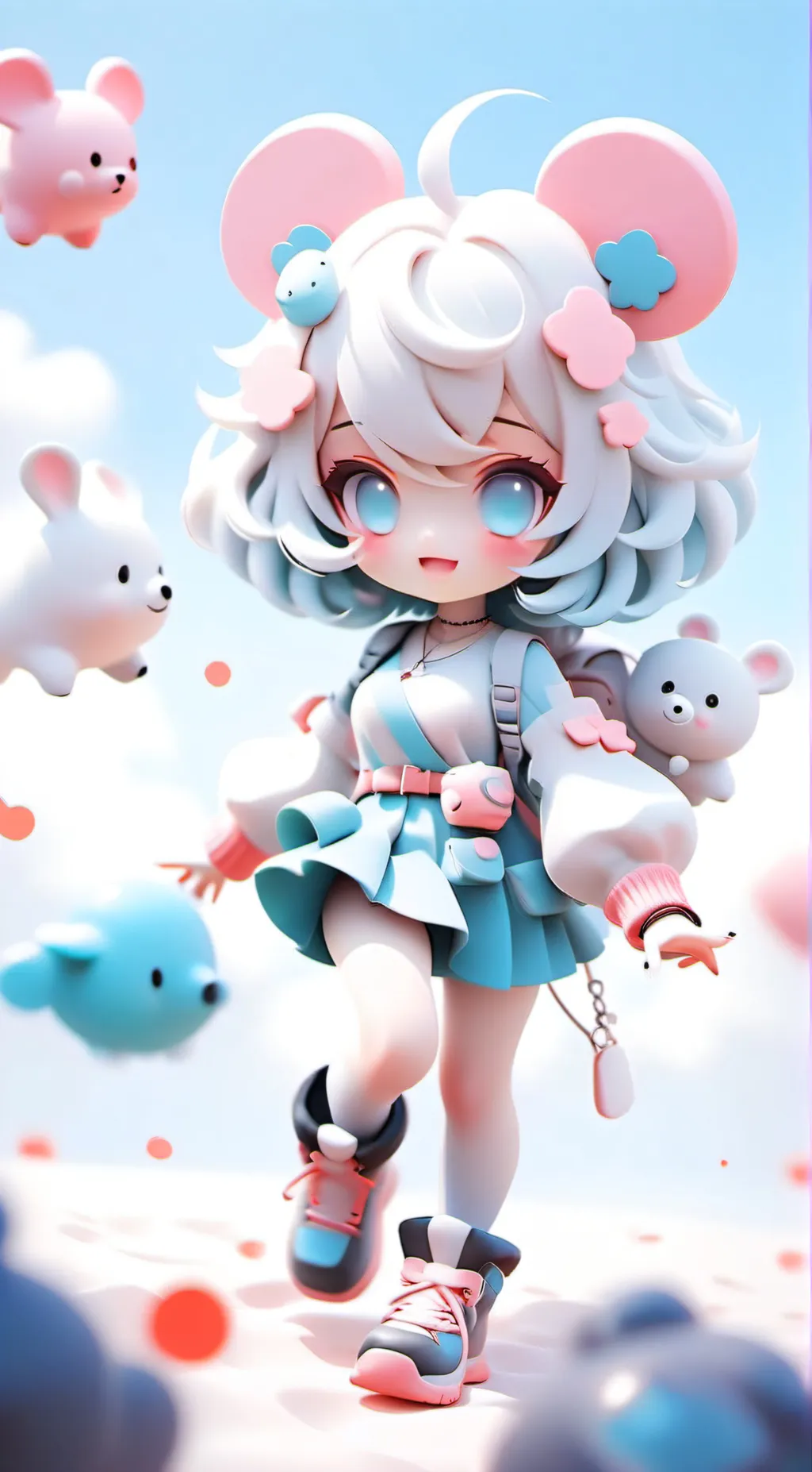 ai character: Sky background