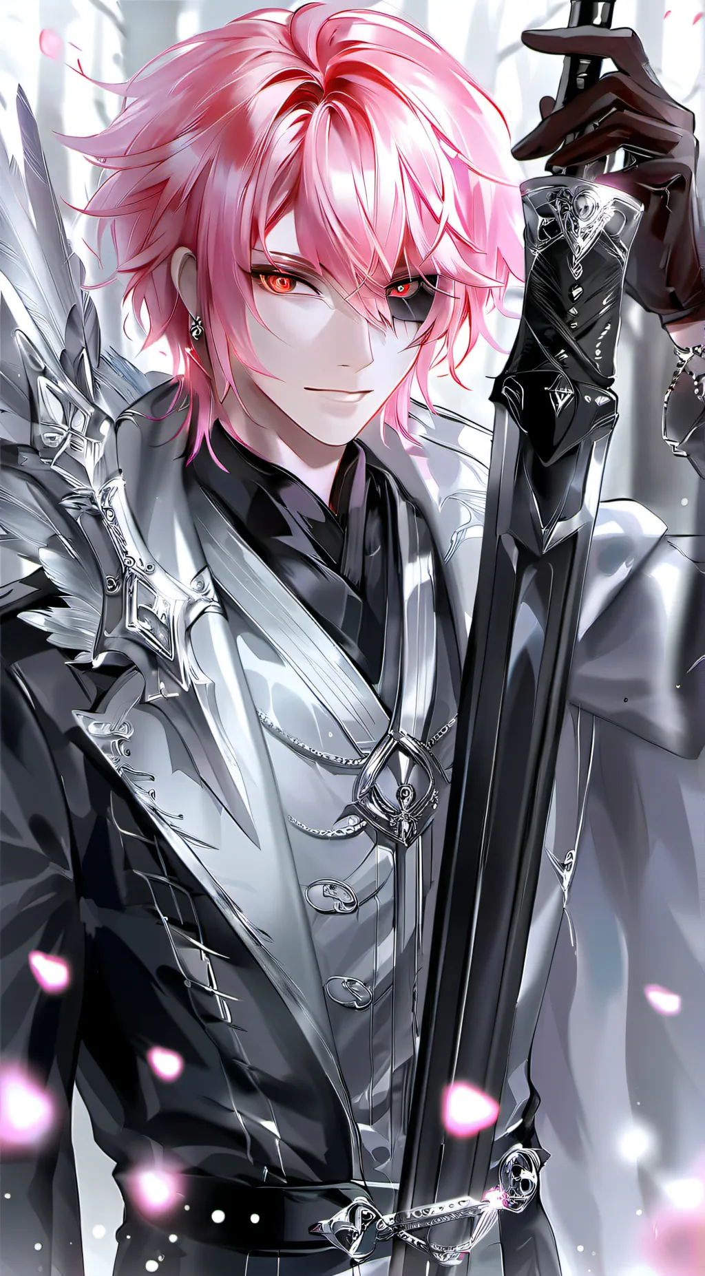 ai character: Crimson background