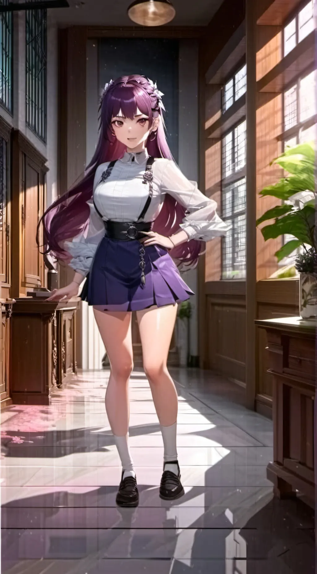 ai character: Athena Asamiya background