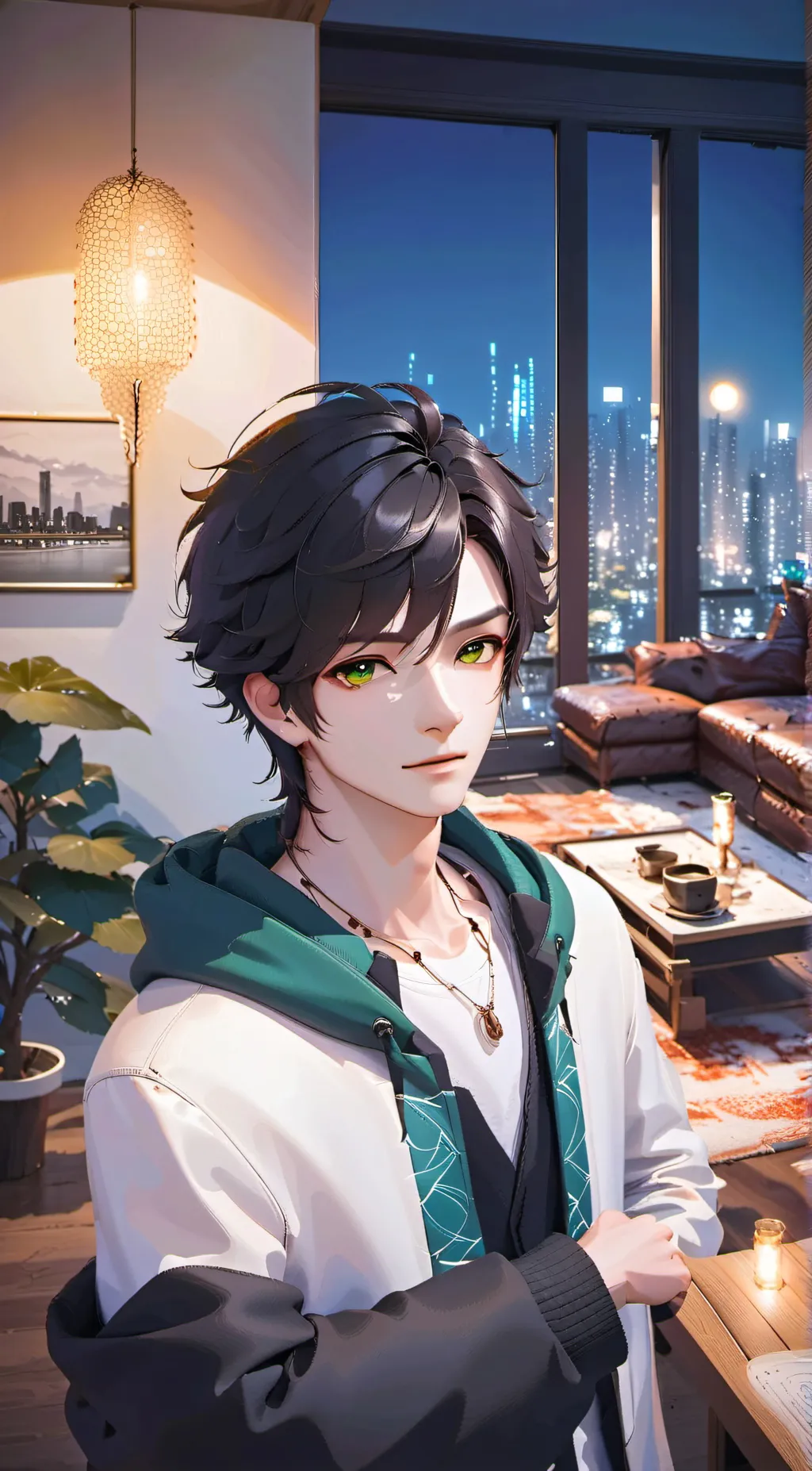 ai character: Aaron background